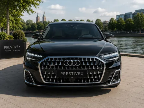 Audi A8 55 TFSI quattro – Frontansicht schräg
