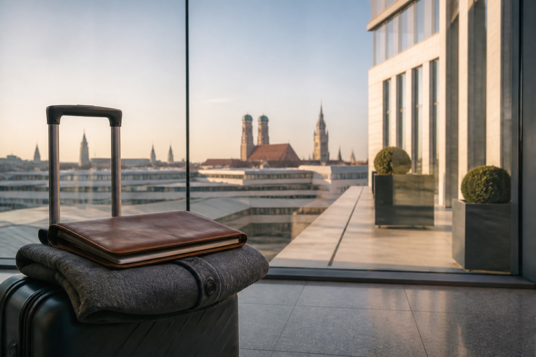 Ankunft in München und Weiterreise mit einem Premium-Mietwagen